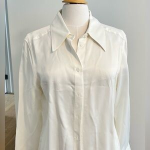 Zara white blouse size XL